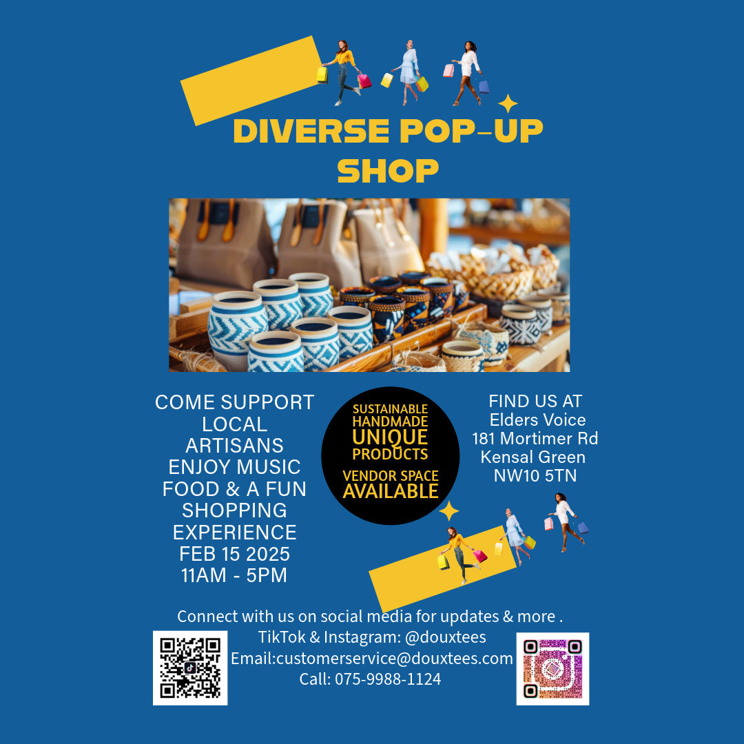 Sustainable pup-up shop supporting small businesses and artisans 