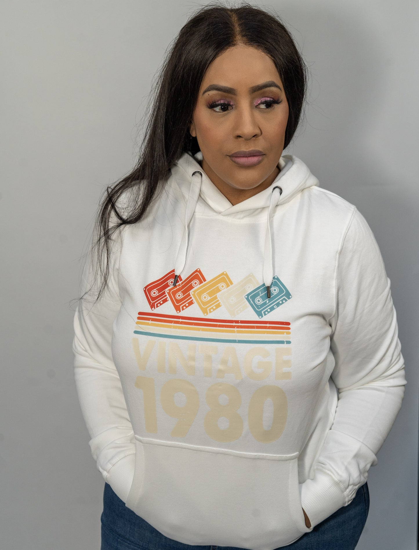 Vintage 1980 Organic Cotton Hoodie