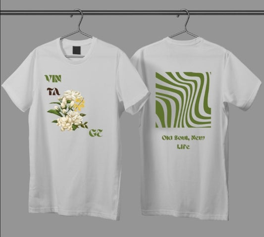 Vintage Organic Cotton T-Shirt - Short Sleeve