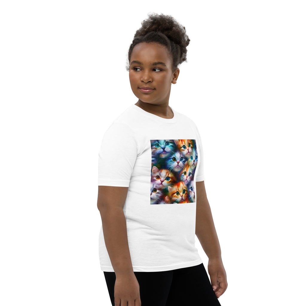 Repeating Pattern Cat T-shirt