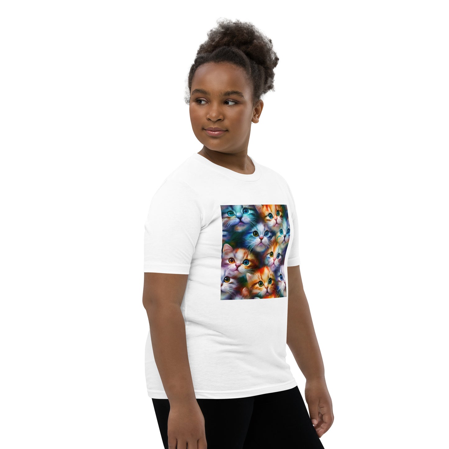 Repeating Pattern Cat T-shirt