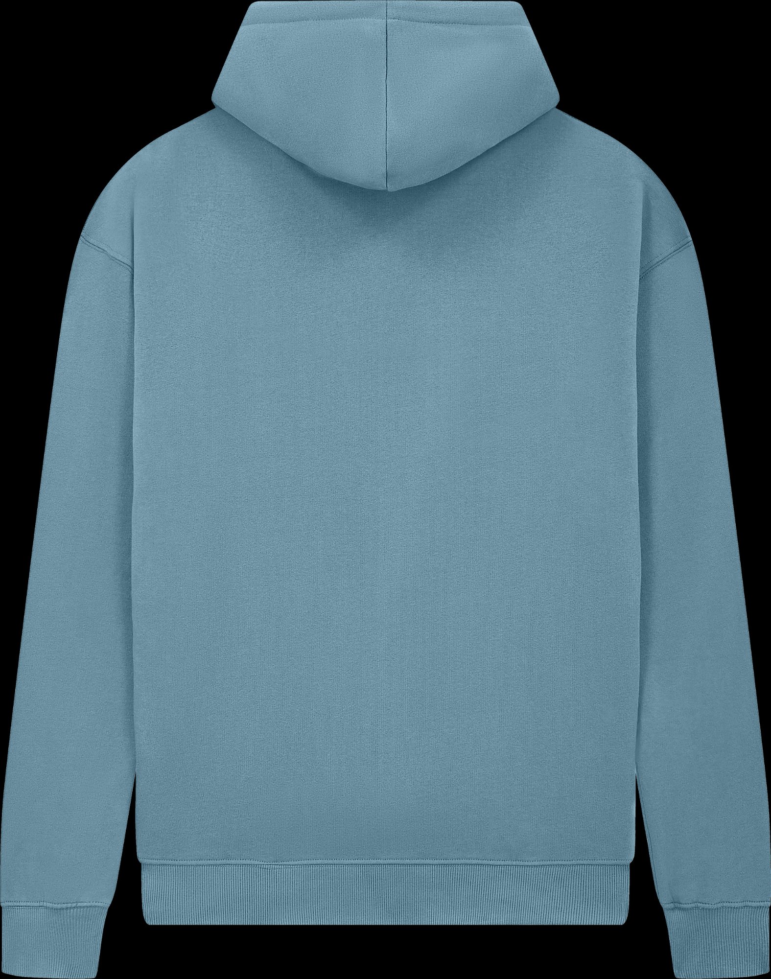 Organic Dusk Blue Hoodie - Back